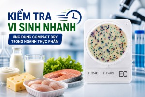 Ứng dụng Compact Dry trong ngành thực phẩm: Kiểm soát vi sinh nhanh – chính xác