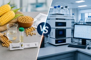 So sánh phương pháp test nhanh Mycotoxin và HPLC:...