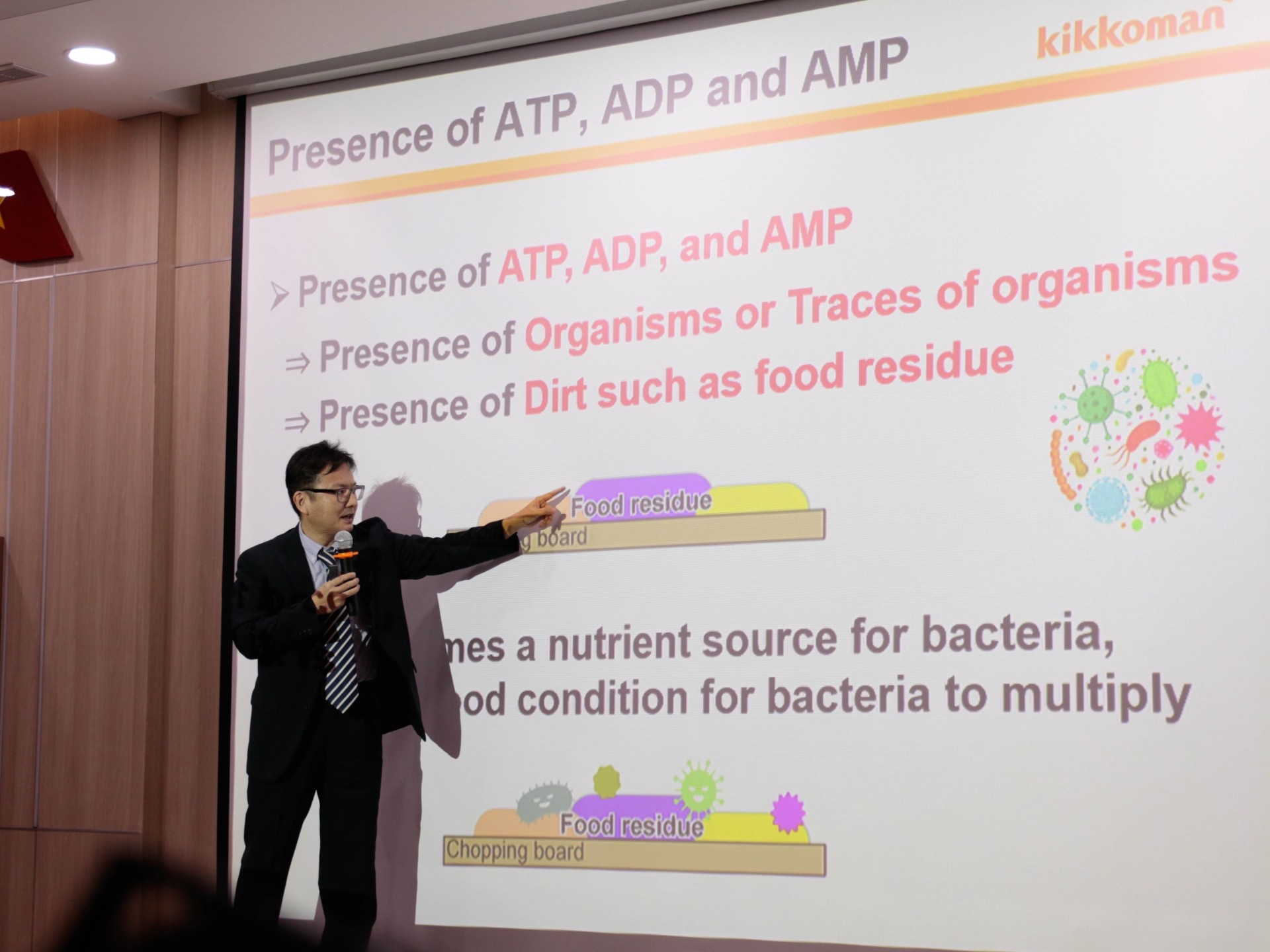 Chuyên gia Kikkoman trình bày cơ chế hoạt động của phép đo ATP