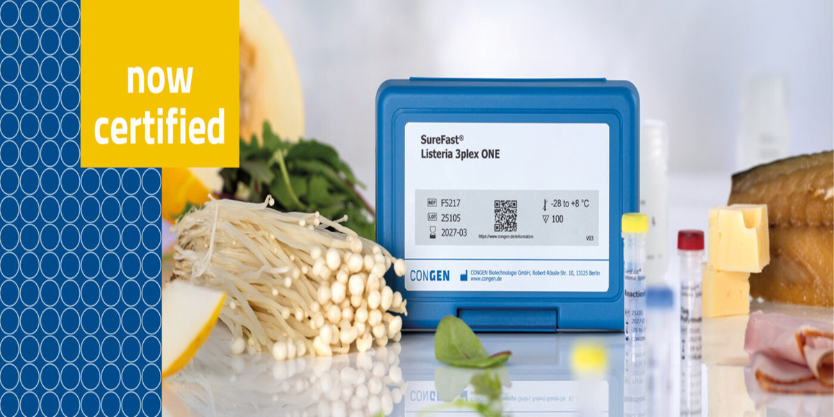 Chứng nhận AOAC bộ kit PCR kiểm tra Listeria