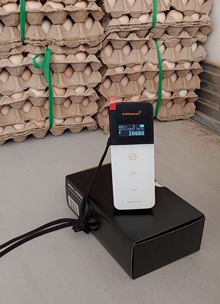 Test ATP tại xe chở trứng