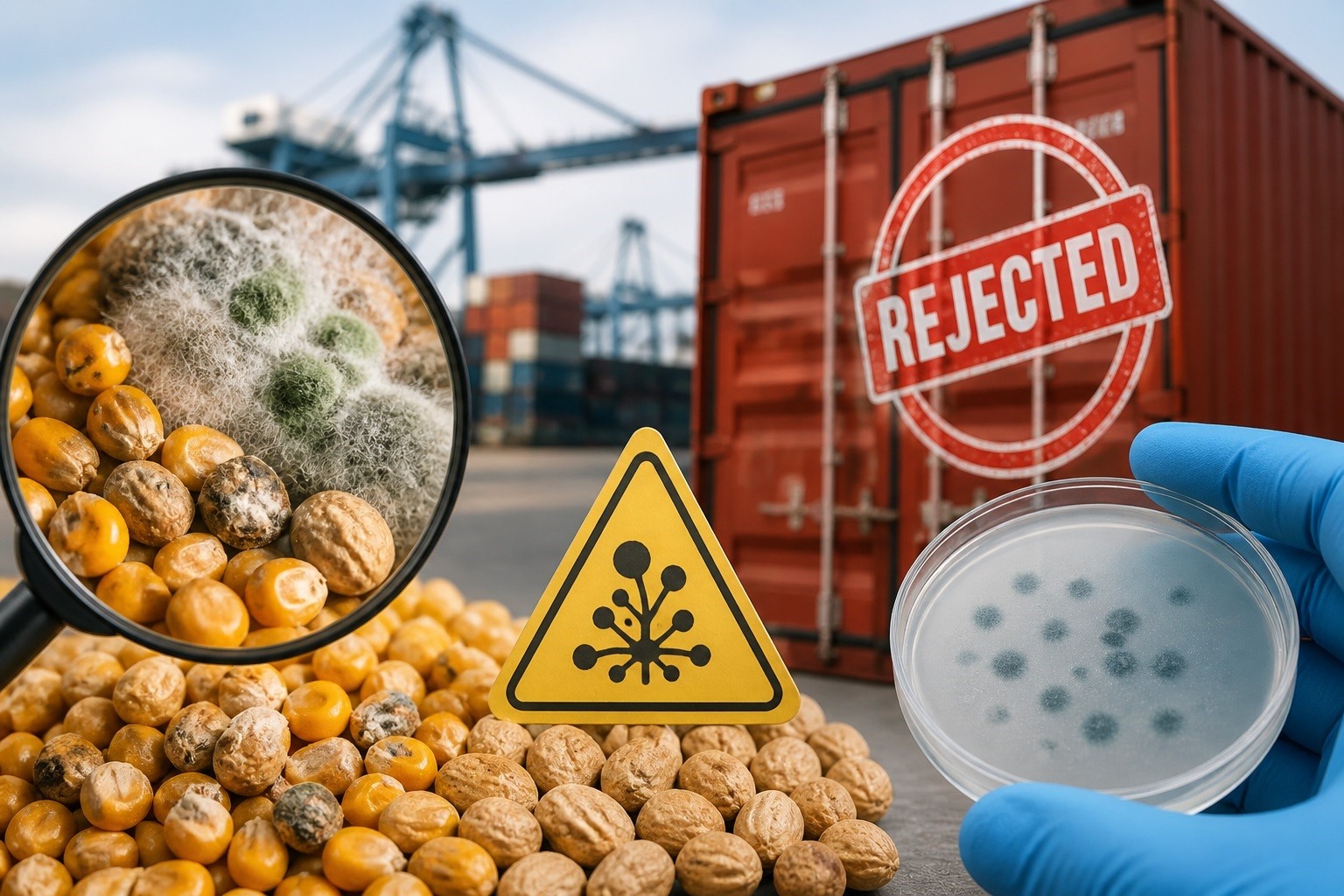 Tại sao hàng xuất khẩu bị trả về vì mycotoxin