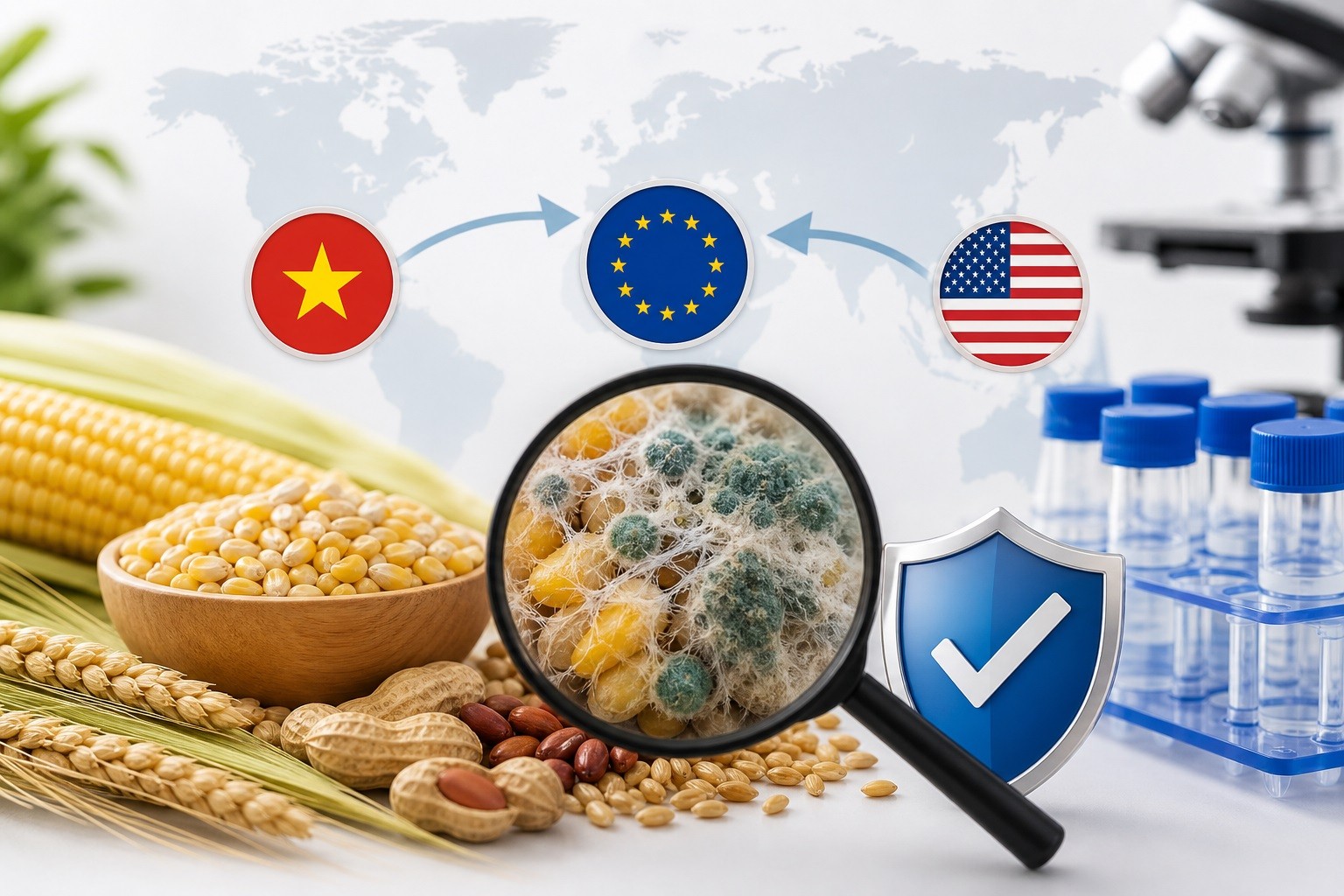 Quy định về giới hạn mycotoxin tại Việt Nam & quốc tế