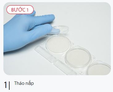 Mở nắp đĩa Compact Dry